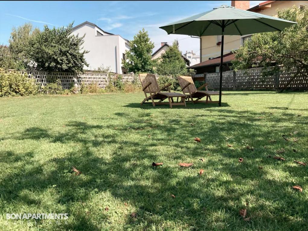 Huge Bbq Garden 2, Spacious Flat, Ac, Free Parking 2 卢布尔雅那 外观 照片