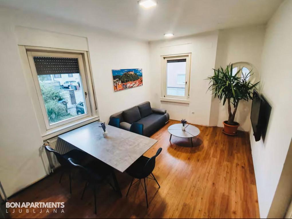 Huge Bbq Garden 2, Spacious Flat, Ac, Free Parking 2 卢布尔雅那 外观 照片
