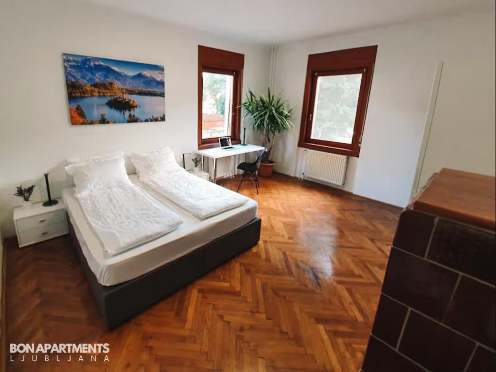 Huge Bbq Garden 2, Spacious Flat, Ac, Free Parking 2 卢布尔雅那 外观 照片